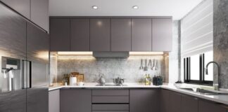 20 pomysłów na modne wnętrze kuchenne w szarych tonacjach