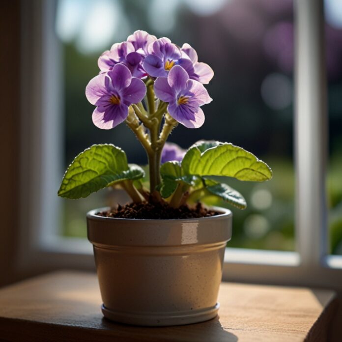 Jak pielęgnować fiołka afrykańskiego, aby zakwitł