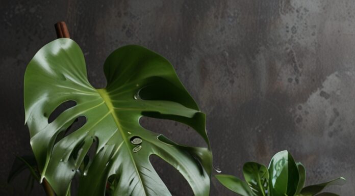 Dlaczego na liściach monstery pojawiają się krople wody i jak zapewnić jej odpowiednie warunki