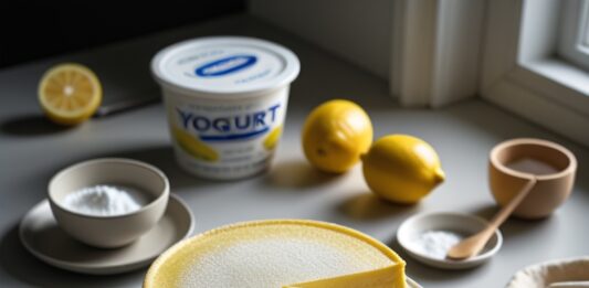 Błyskawiczny biszkopt jogurtowy w wersji niskokalorycznej